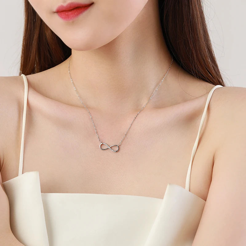 925 Silver Infinite Love Pendant Necklace