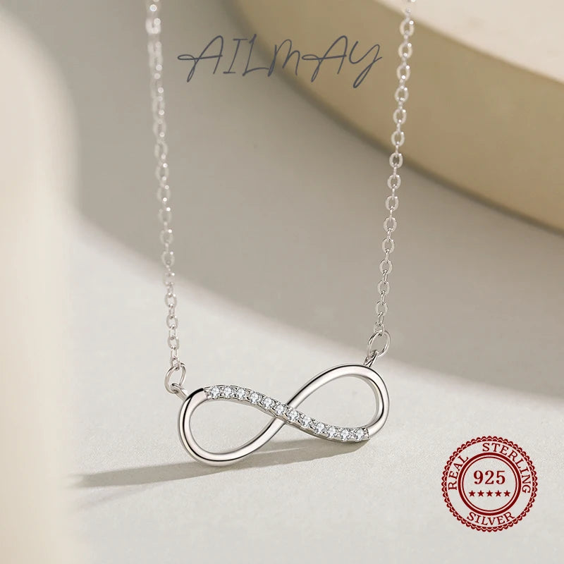 925 Silver Infinite Love Pendant Necklace