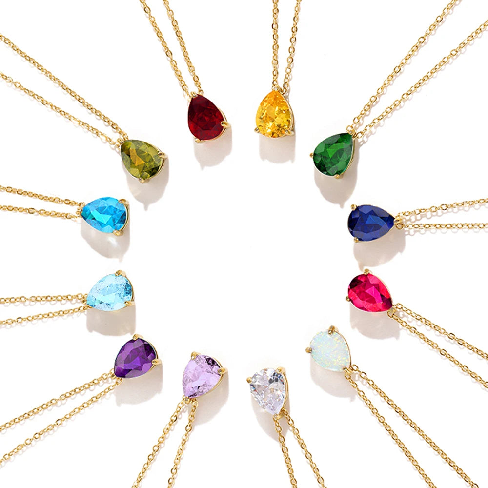 Birthstone necklace