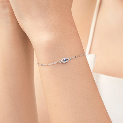 925 Silver Evil eye Bracelet