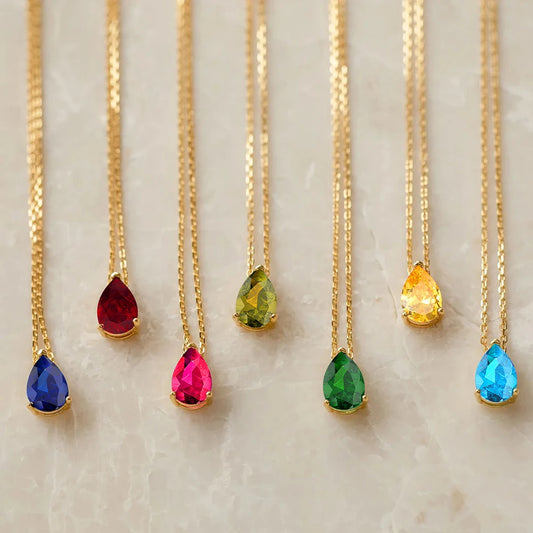 Birthstone necklace