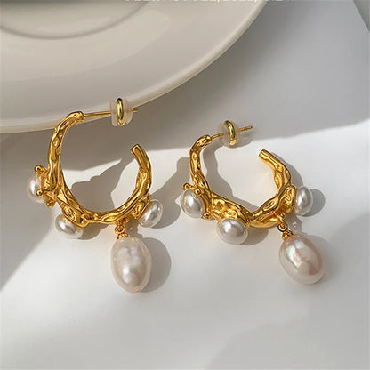 Freshwater Pearl Ear Studs